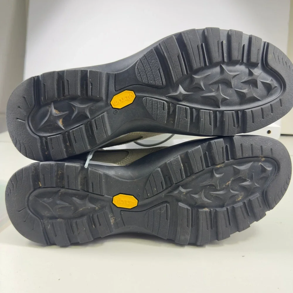 Asolo Gore-Tex Suede Hiking Shoes Men 11.5 Grey Vibram Low Top Waterproof Trail